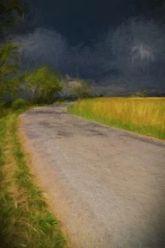 Before the storm Stock Illustration