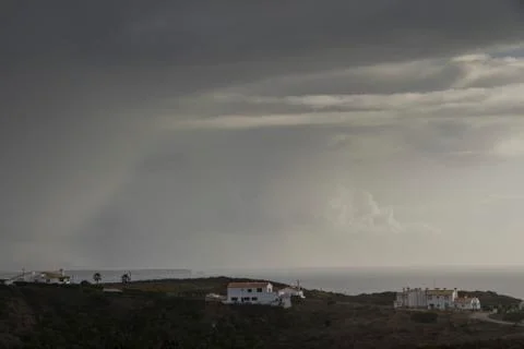 Storm landscape of grey clouds Stock-Fotos