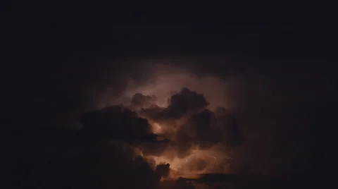 Storm light at clouds Stock Footage 51813042