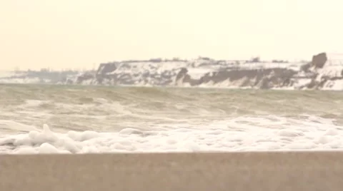 Storm with a low angle. Slow motion. Stock Footage 52668636