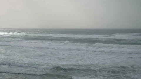 Storm in the Mediterranean Sea Stock Footage 147752607