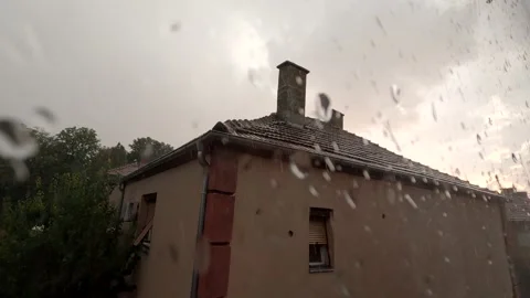 A storm in the middle of summer Stock Footage 139113742