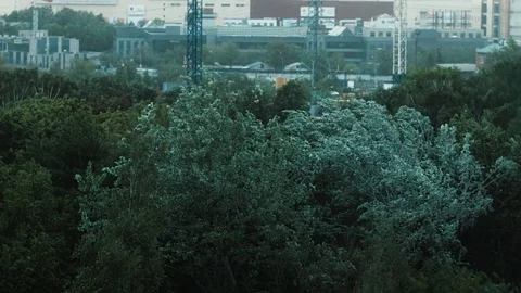 Storm in Moscow Stockbeeldmateriaal 76087103