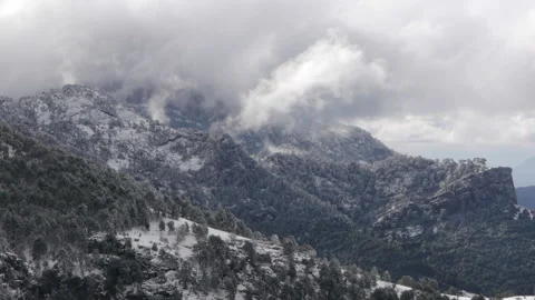 Storm on the mountain Stock Footage 103057214