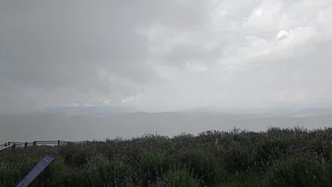 Storm in the mountain Video stock 271097661