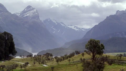 Storm in mountains Stock Footage 159802355