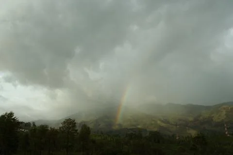 Storm In Mountains Stock Photos