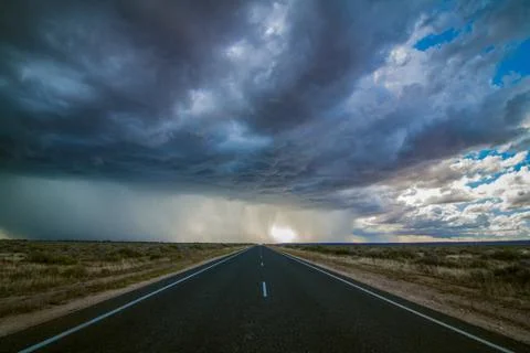 Storm on the Nallabor Stock Photos