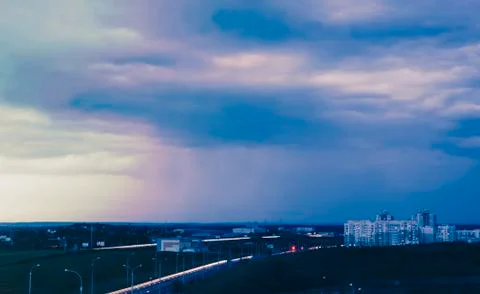 Storm Night Sky Stock Photos