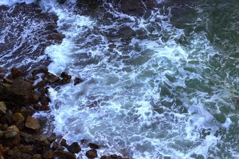 Storm on the ocean Stock Photos