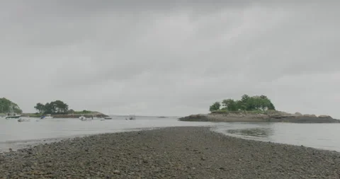 Storm Over The Beach - Red Komodo 4K Video stock 248486986