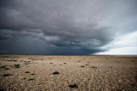 Storm Over Dungeness 1 Stock Photos