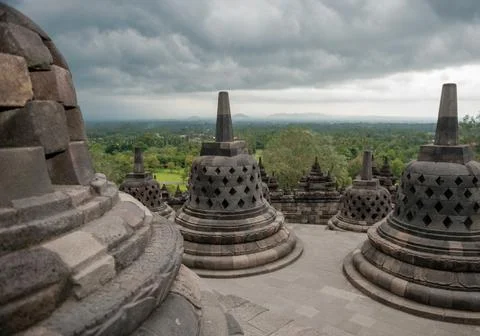 Storm over Java Stock Photos