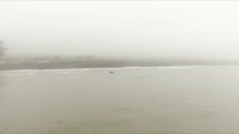 Storm on the Pacific, Video stock 98472142