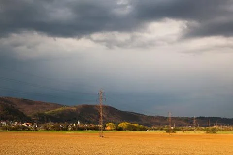Before storm 库存照片