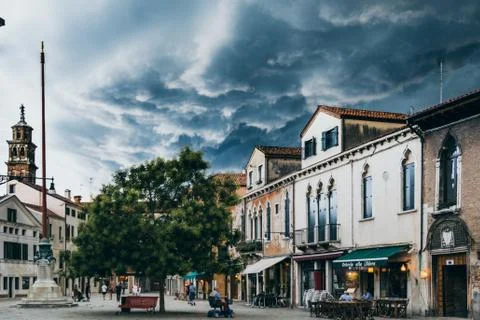 Before a storm Foto stock