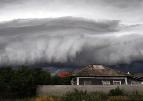 Before the storm Foto stock