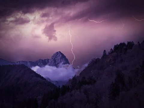 The storm  Stock Photos