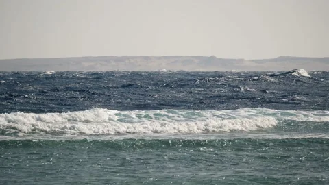 Storm on the Red Sea Stock Footage 154274719