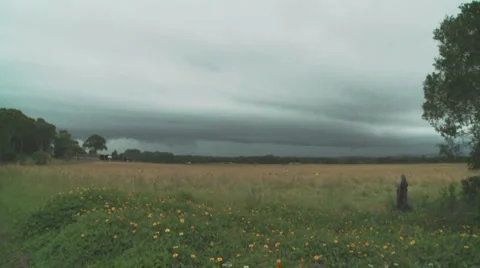Storm rolling in Stock Footage 5502961