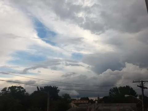 Storm Rolling In Foto stock