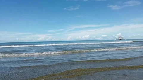 Storm at sea, big waves Stock Footage 325031329