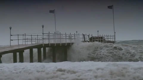 Storm sea Stock Footage 9359081
