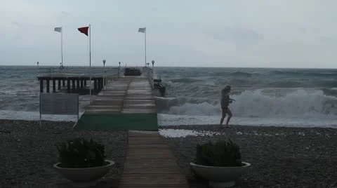 Storm sea  動画素材 10875230