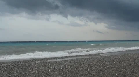 Storm sea Stock Footage 10875231