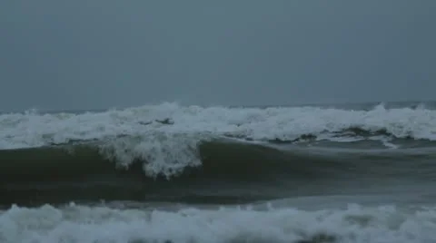 Storm in sea 動画素材 18094333