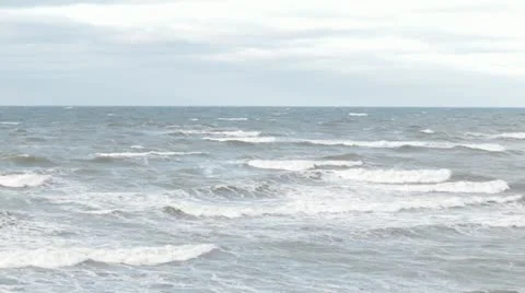 Storm in sea Stock Footage 18097690