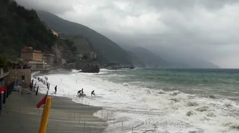 Storm at Sea Stock Footage 22255562