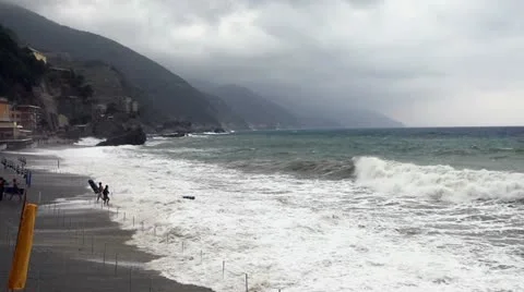 Storm at Sea Stock Footage 22255590