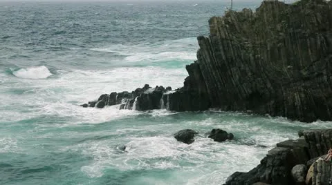 Storm at Sea Stock Footage 22255624