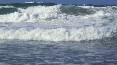 Storm on the sea Video stock 37695872