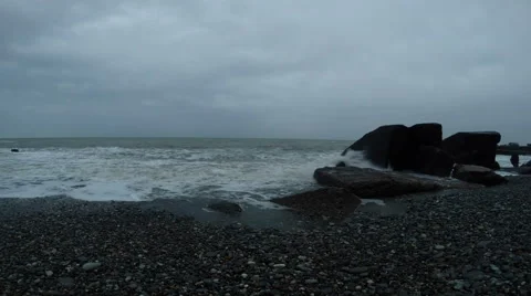 A storm at sea Vidéo 45486030