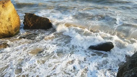 Storm at the sea Stock-Footage 85402974