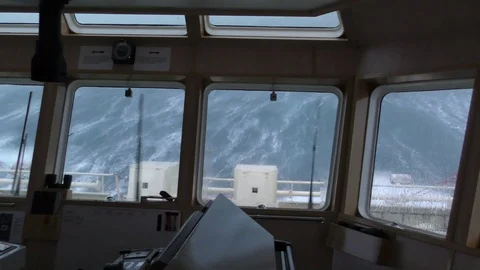 Storm at Sea Stockbeeldmateriaal 101165046