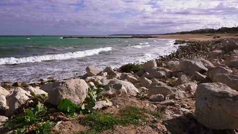 Storm on the sea Stock Footage 101839094
