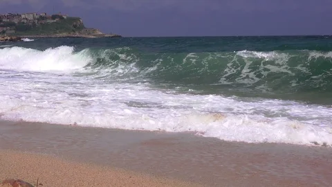 Storm on the sea Stock Footage 103381246