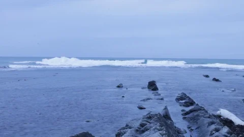 Storm at sea Stock Footage 116252693