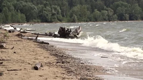 Storm at sea 스톡 동영상 281194488