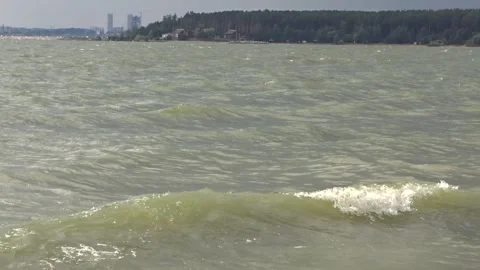 Storm at sea 스톡 동영상 281194646