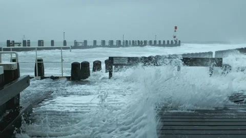 Storm at sea Stock Footage 289905574