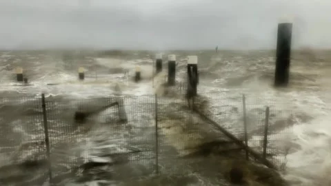 Storm at sea Stock Footage 289905619