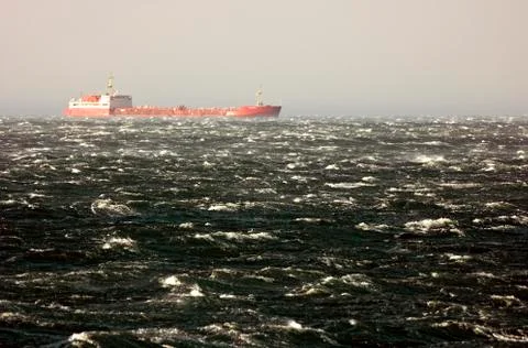 Storm on the sea Stock Photos