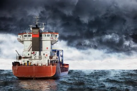 Storm at sea Stock Photos
