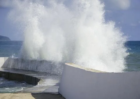 A storm at sea Stock Photos