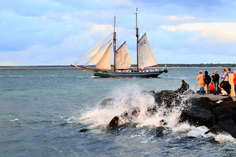 Storm at sea. Stock Photos