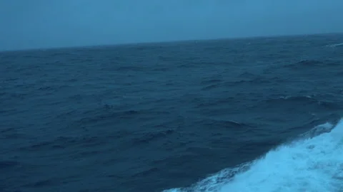 Storm, sea. Splashes of waves fly by. Wind breaks waves with splashes. White Stock Footage 240835375